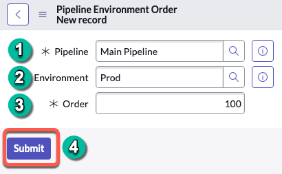 Environment Order Form