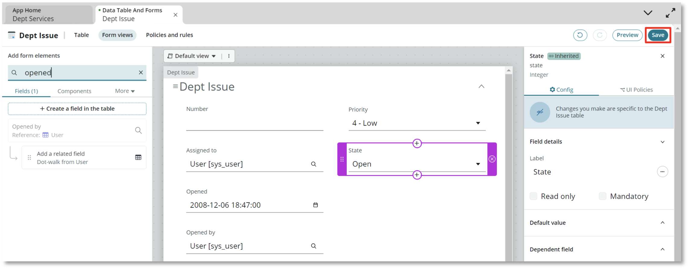 Issue Table Image 4